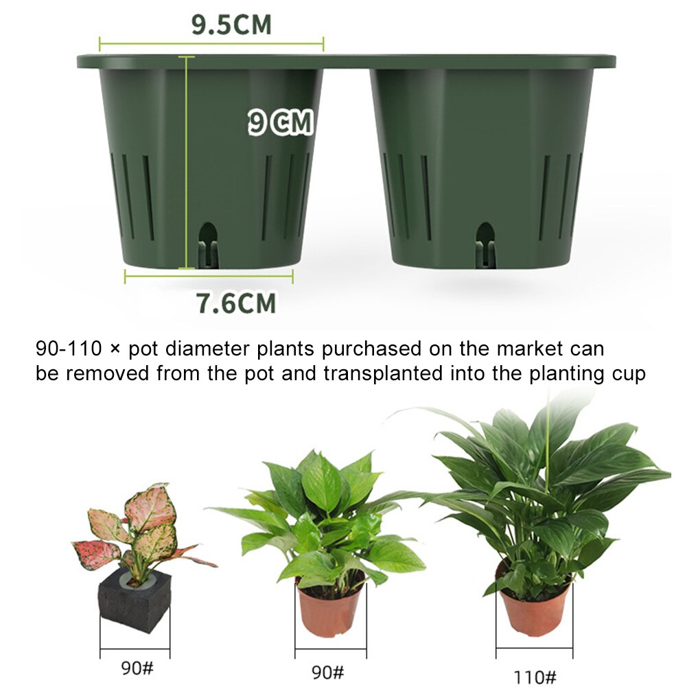 Agujeros de drenaje montados en la pared, maceta para flores, bonsáis suculentos, herramienta de jardinería, suministros de jardín, herramientas