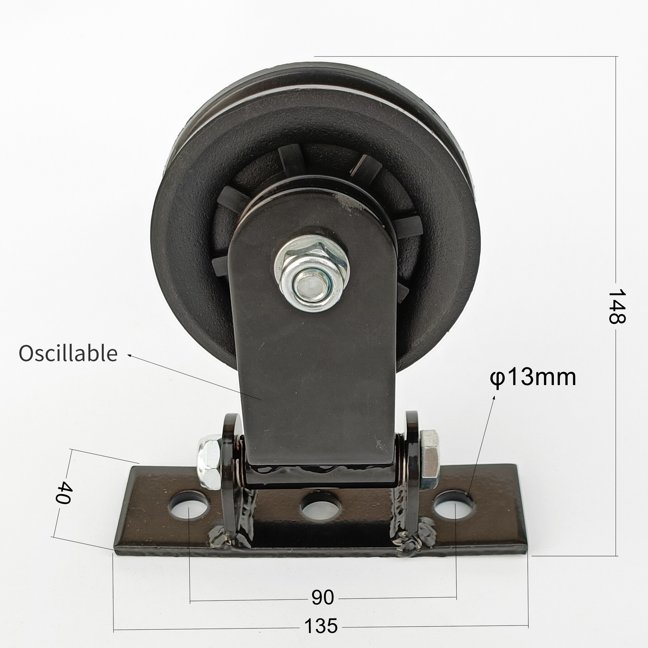 Fitness Rotating Silent Pulley Roof Wall Ground DIY Fixed Pulley Fitness Equipment Accessories Low Rowing Wheel Swing