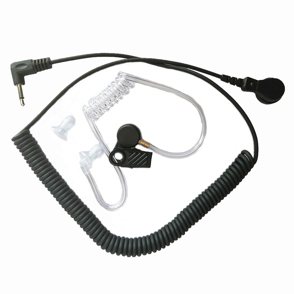 Politie Luisteren Alleen Oortelefoon Oortelefoon Headset Voor Kenwood KMC-25 KMC-26 Speaker Mic 2-Way Radio Walkie Talkie 3.5Mm 1 Pin Jack