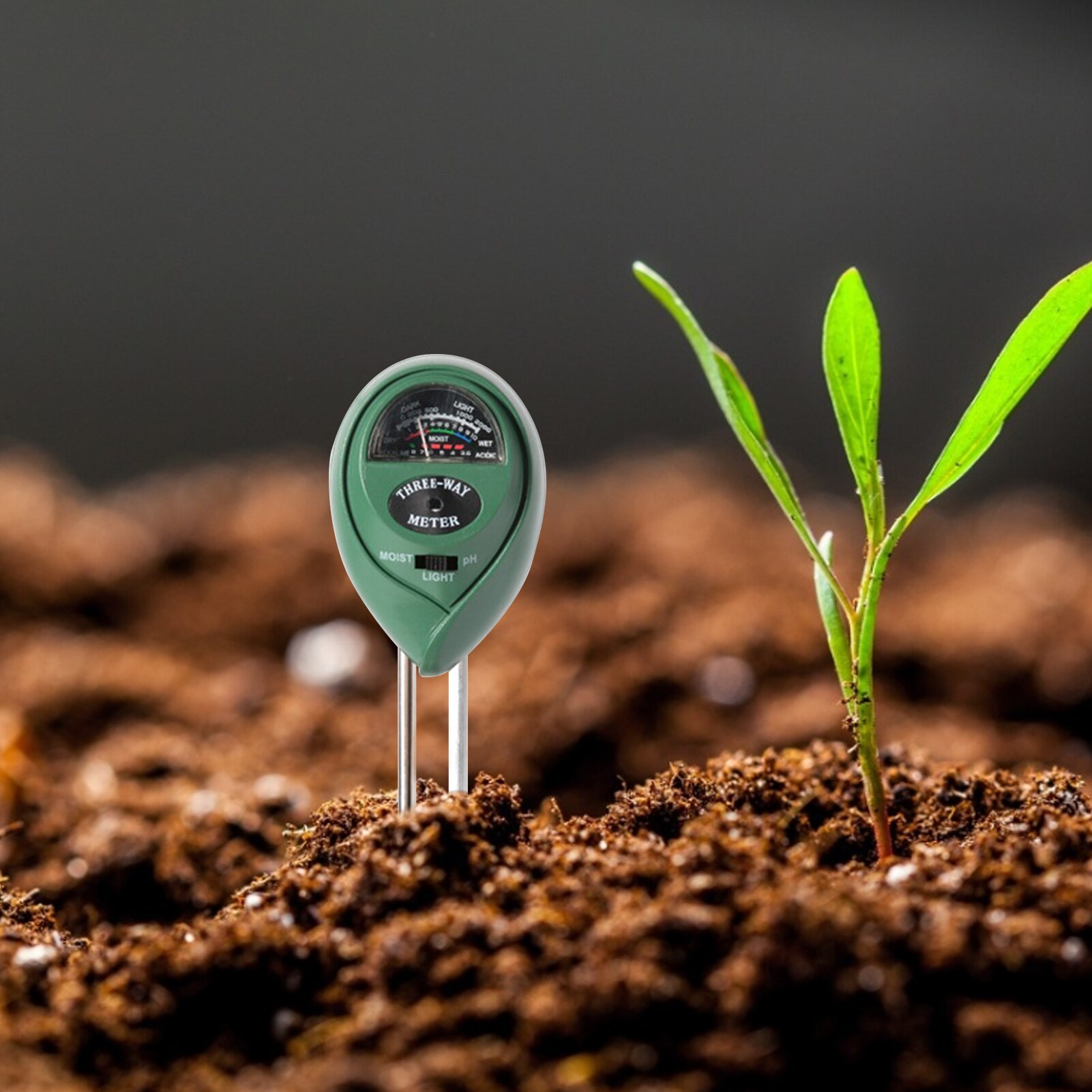 3-in-1 Soil Tester Moisture/Light/PH Meter For Gardening Lawn Farm Soil Tester Moisture Meter Plant Soil Tester Flower Set