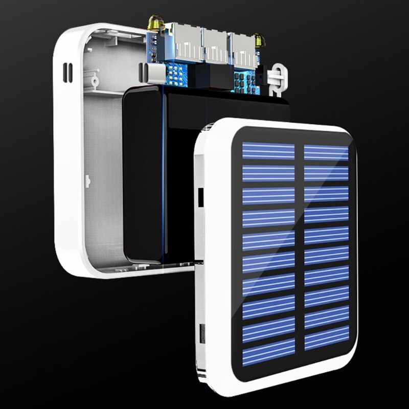 Mini Portable Solar Power Bank 10000 MAh Small Convenient Mobile Power for Phone