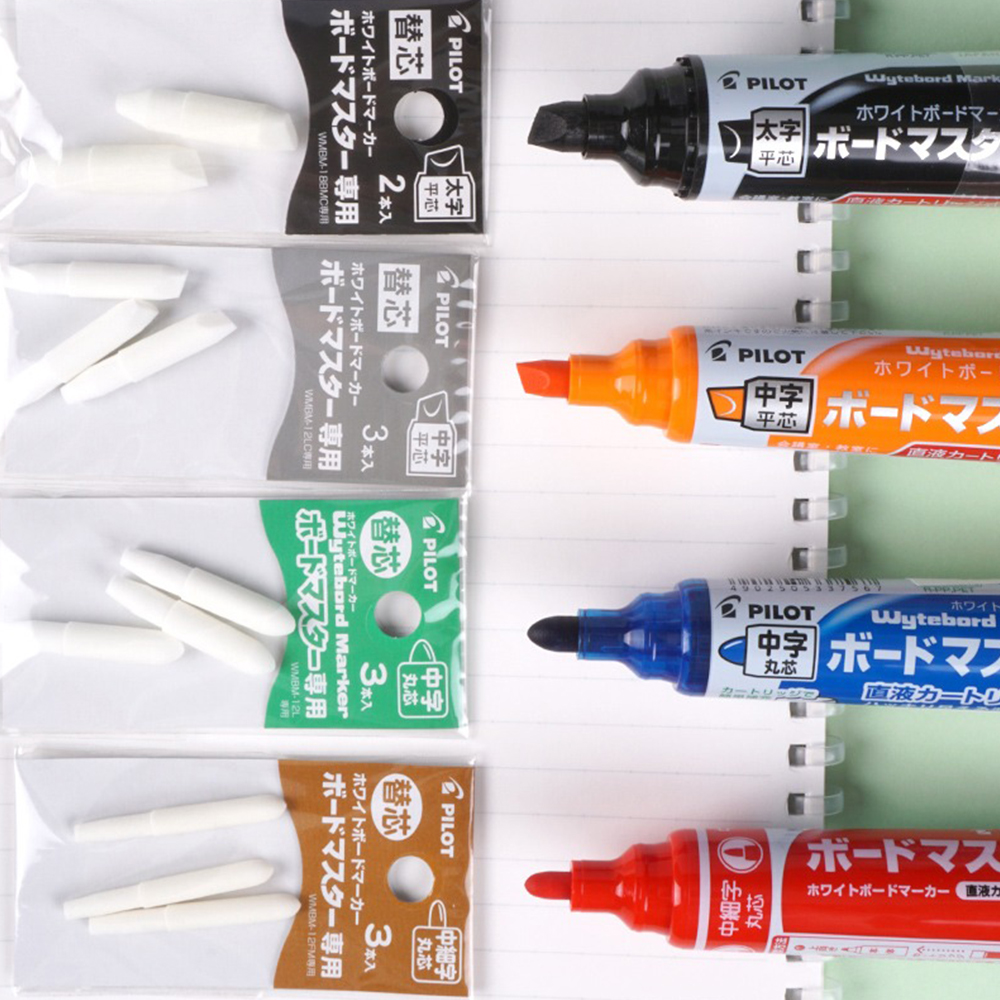 1 Pack Pilot Whiteboard Pen Tip Rechte Vloeistof Wbmavbm Gespecialiseerde Pen Tip Japans Briefpapier