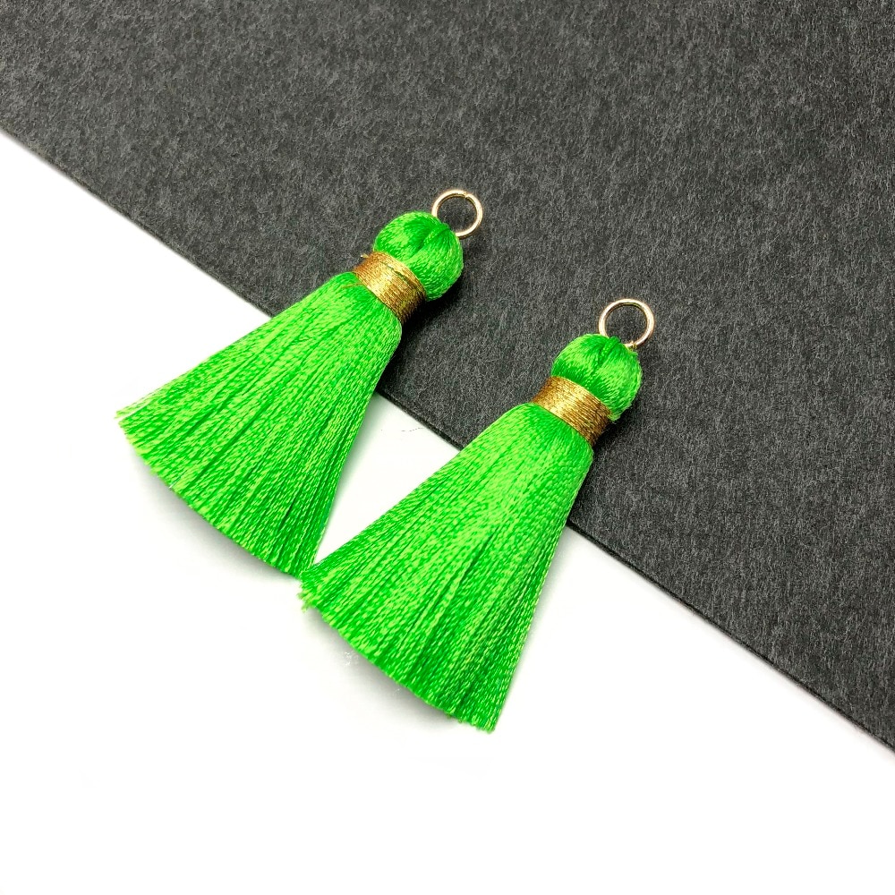 Chengrui L114, 4 Cm, Zijde Kwasten, Kleine Kwasten, Hand Made, Earring Bevindingen, fringe Gordijn, Kwastje Fringe Voor Gordijnen, 4 Stks/zak