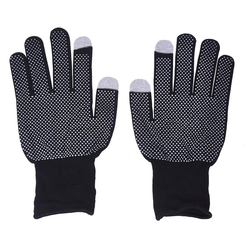 Paar Handschoenen Acryl Siliconen Digitale Touchscreen Mobiele Winter