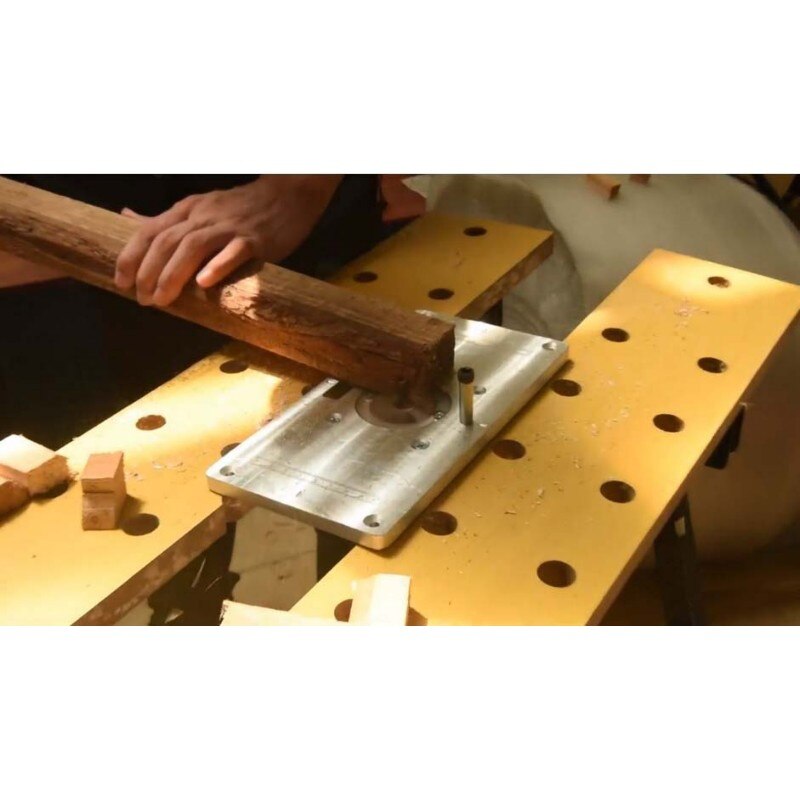 Multifunctional Aluminum Router Table Plate Trimming Engraving machine Flip Board For Woodworking Benches