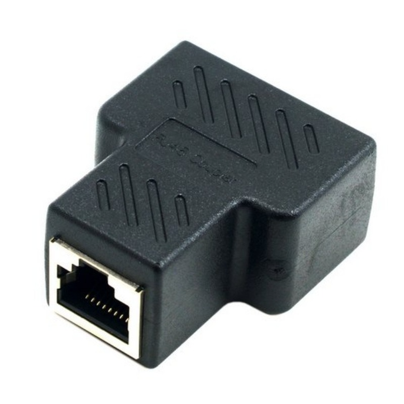 1 to 2 -suuntainen verkko lan-kaapeli ethernet-naaras kissa 6 rj45 jakaja liitin sovitin utp cat 7 5e liitin kytkin sovittimet liitin
