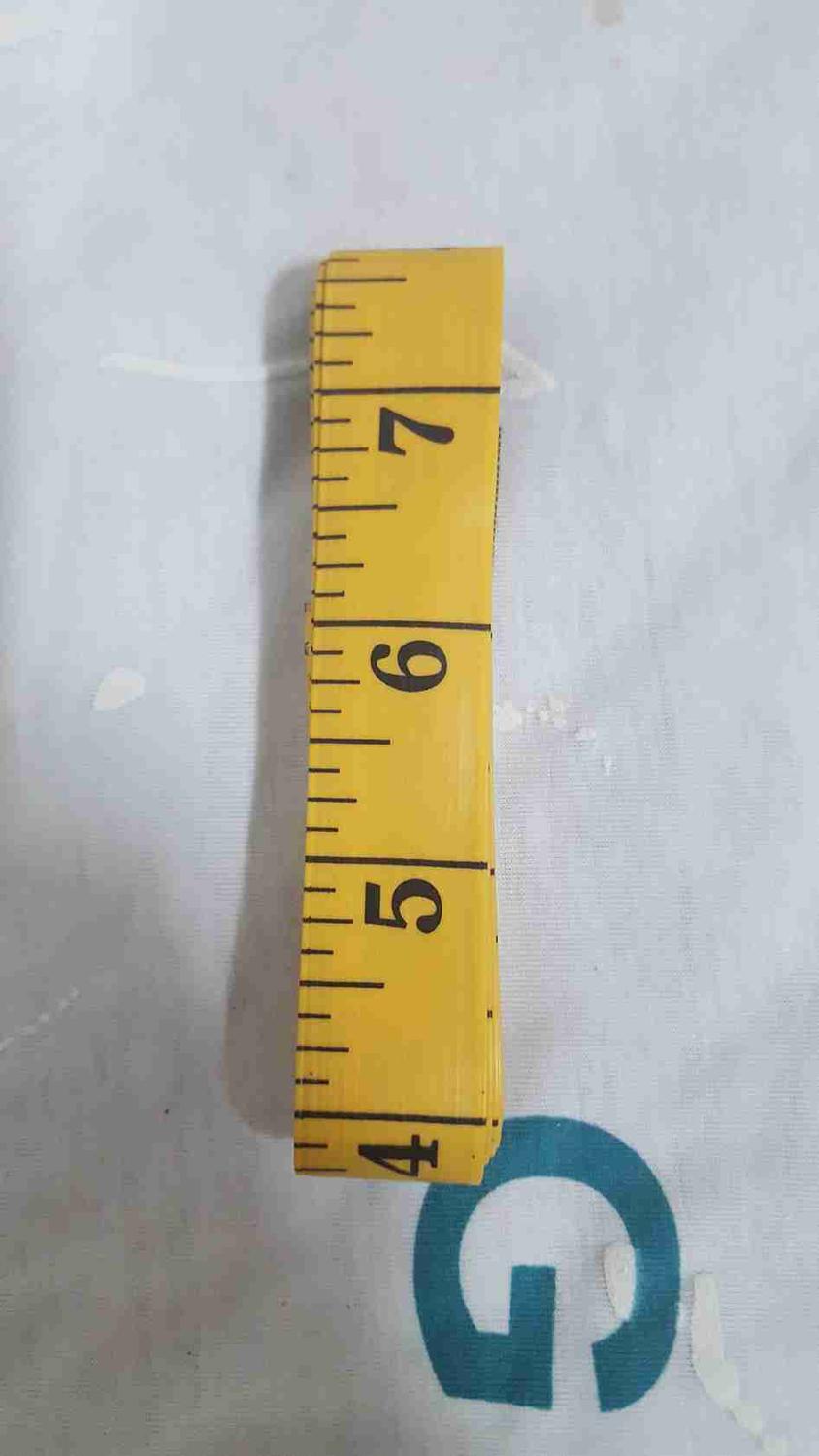 150cm*1CM 60Inch 1.5M cmFrench rulerBody Measuring Ruler Sewing Tailor Tape Measure Soft Flat for juki pfaff janome singer jack: Yellow