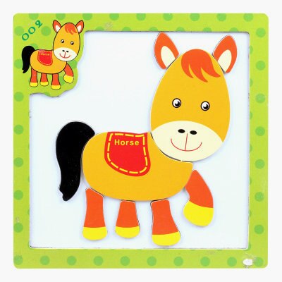 Cartoon Animal Magnetic Puzzles and Drawing Board Children Wooden Toys Writing Jigsaw Homeschool Supplies Educational Baby: Burgundy