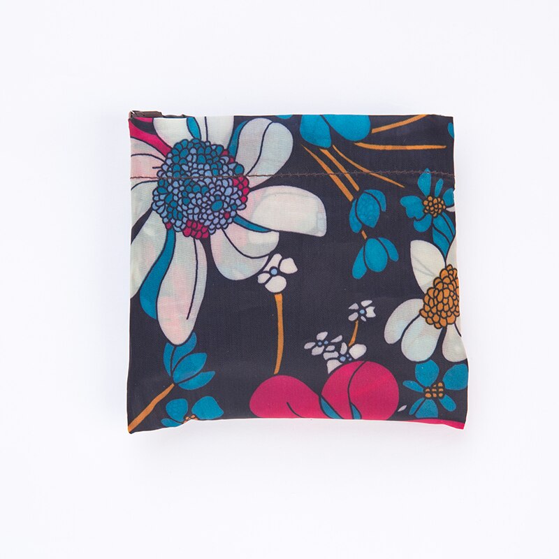 Bolsa de la compra reciclada, poliéster ecológico, plegable, tamaño pequeño, Premium, ligero bolso plegable con asa: S 7