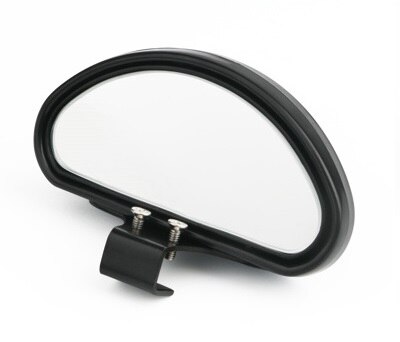 1pcs Car Blind Spot Mirror Car Rearview Auxiliary Mirror HD Large View Convex Glass Wide Angle Rear View Mirror: B-black
