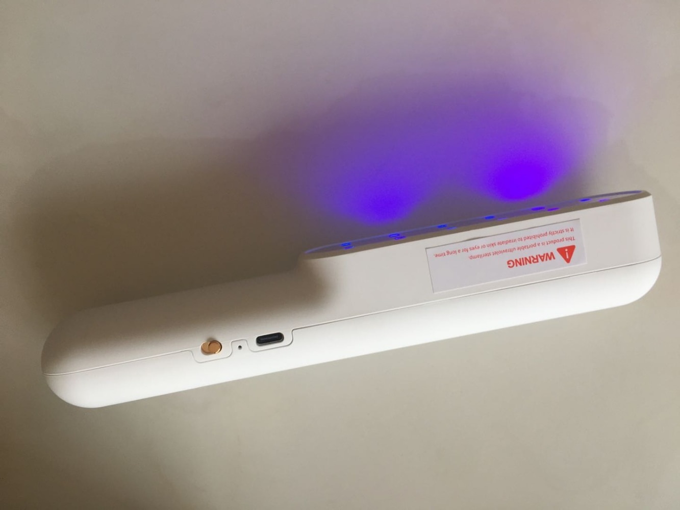 Portable UV Handheld Light Sanitizer Wand Ultraviolet Disinfection Lamp USB Charging UVC Sterilizer Light For Home Travel