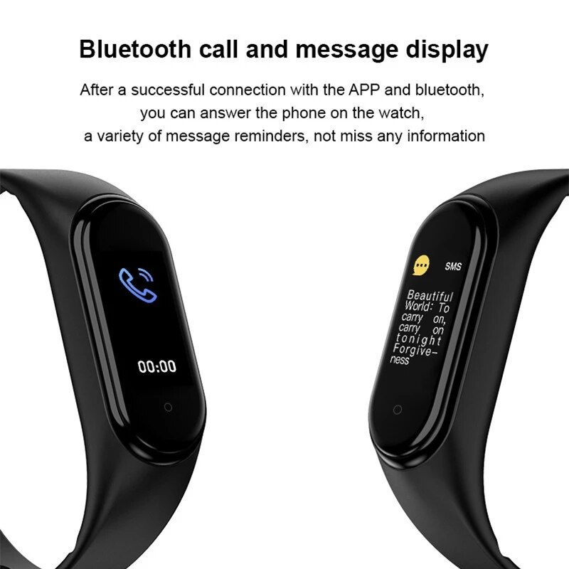 M5 pulsera/Correa inteligente bluetooth Smart watch hombres mujeres Deporte fitness IP67 impermeable rastreador con pantalla sangre monitor de corazón