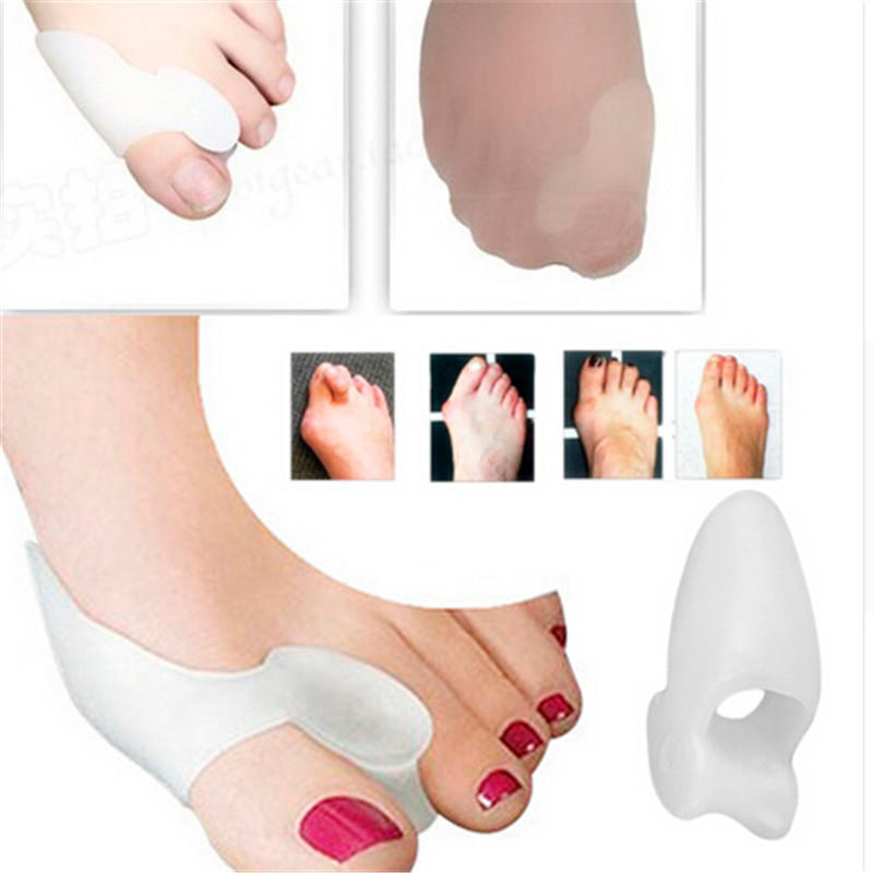 2 Stks/paar Voetverzorging Siliconen Gel Bunion Protector Toe Straightener Separator Alignment Pijnbestrijding Thumb Corrector Orthesen