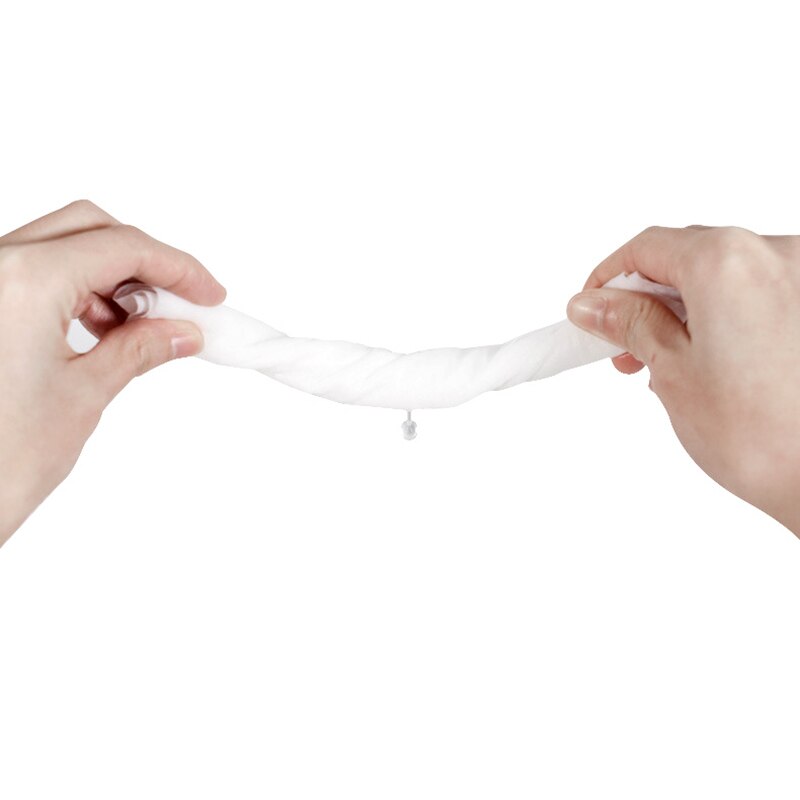 Serviette de lavage jetable pratique 100 pièces, serviette de visage propre, en coton, enlever la serviette de maquillage, laver le mouchoir