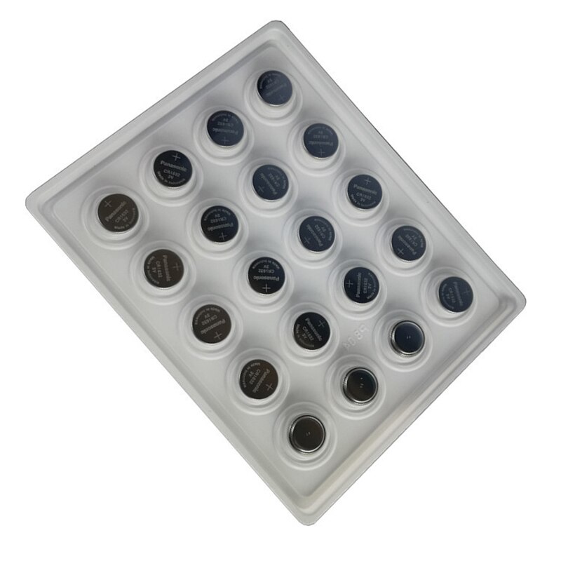 50 stk/parti originalt 100% cr1632 knapcelle batteri til ur bil fjernbetjening nøgle  cr 1632 ecr 1632 gpcr 1632 3v lithium batteri