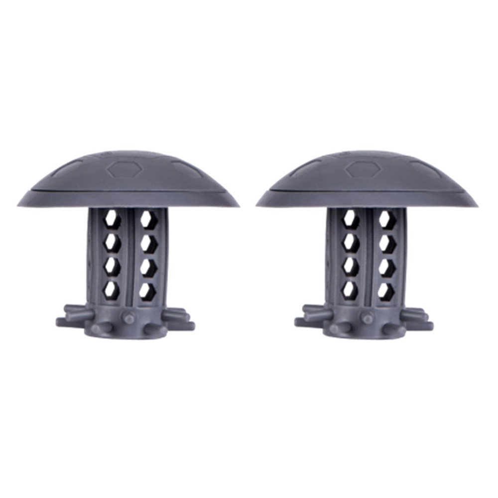 2PACK TXM Drain Hair Catcher Bathtub/Sink Drain Hair Catcher,2 in 1 Bathtub Drain Protector for Shower: GRAY