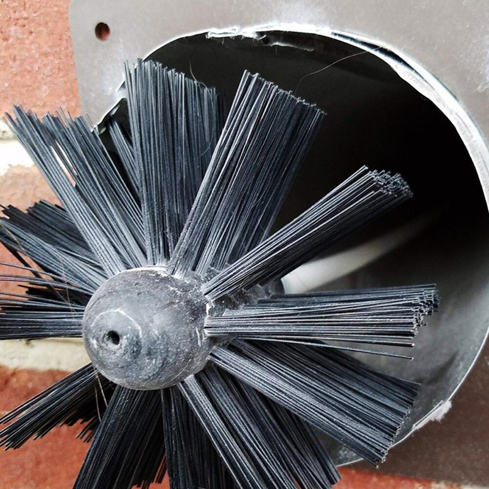 6/8/12Pcs Droger Duct Vent Lange Handvat Flexibele Staaf Schoorsteen Borstel Schoonmaak Tool