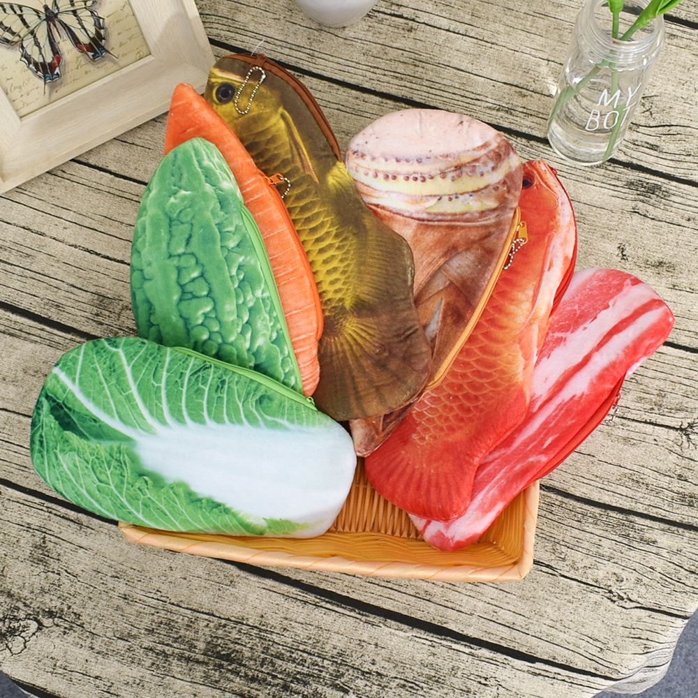 1 Pc Boerderij Fruit Groenten Etui Grote Opbergdoos Organizer Voor Kinderen Schoolbenodigdheden Pennenbakje