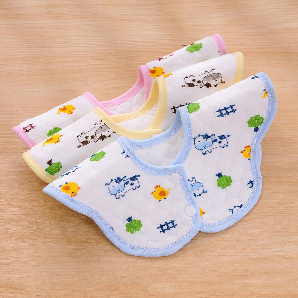 Duurzame baby monddoek waterdichte baby slab 360 graden draaibaar bloemenpatroon slab zacht en ademend winddicht en warm