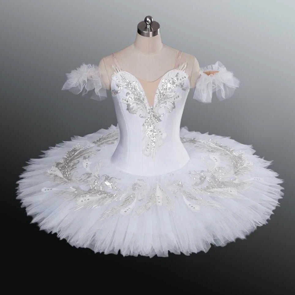Klassisk ballet tutu voksne børn hvid svanesø pandekage tutu ballerina fest dans kostume ballet kjole piger kvinder