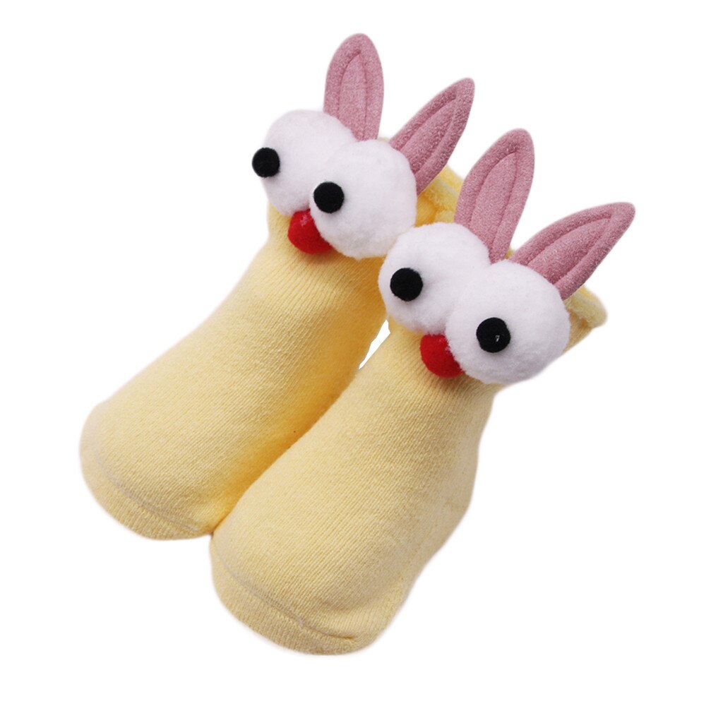 Calcetines de algodón antideslizantes con dibujos animados para bebés, calcetín para niños y niñas: YE