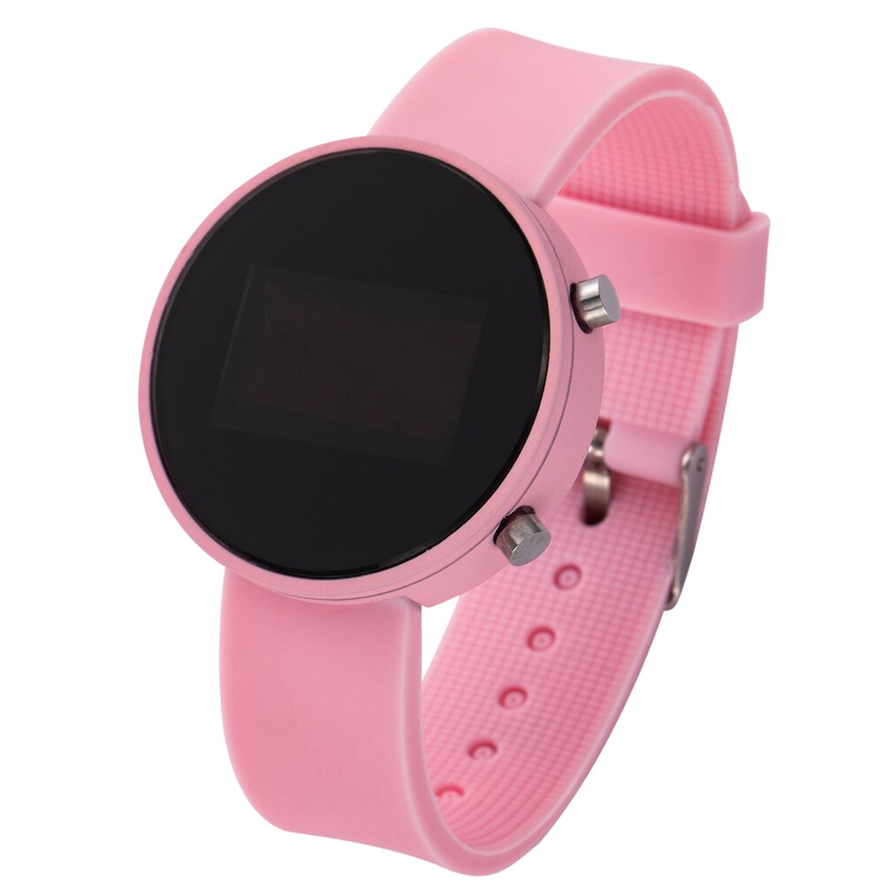 Førte sports kvinder ure mænd digitale ure top brand luksus damer digitale ure ure til kvinder mænd digital reloj hombre: Lyserød