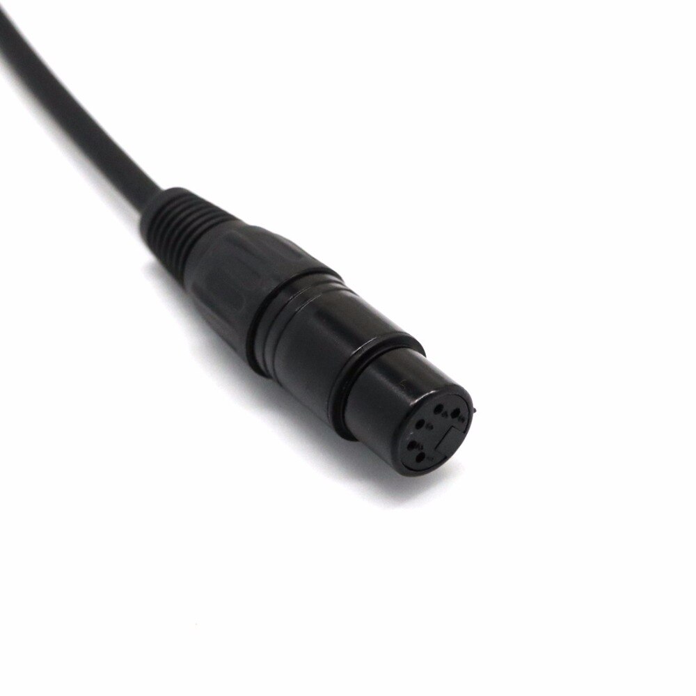 0.5m 3Pin male Signal Connection DMX Cable to 5pin female dmx cable DMX Adapter Cable