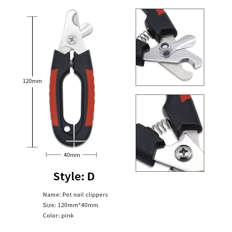 LA LEVINE perro gato productos cortaúñas tijeras seguro de Accesorios para herramientas artículos para uñas Anti-arañazos Manicura en casa: D