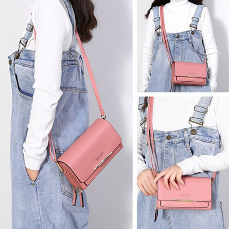 Women's Wallet Korean Handbag Multi Card Large Capacity Casual Shoulder Bag Mobile Phone Packet Style