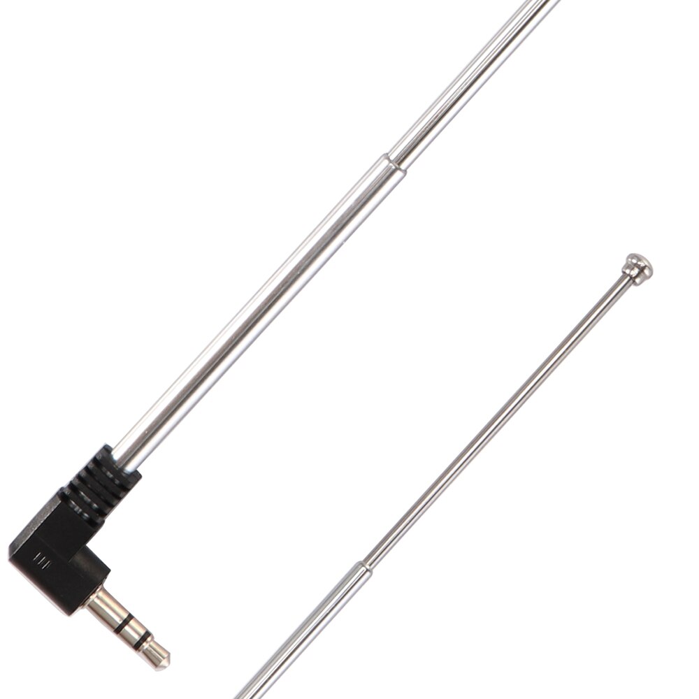 TiOODRE 3.5mm Stainless Steel FM Radio Receiver Antenna Retractable Aerial Multi-Purpose Interface FM Radio Car Mobile Phone