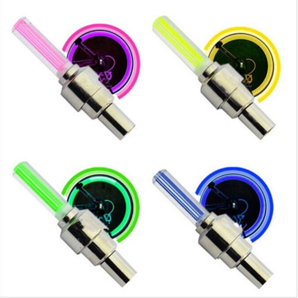 LED Bicycle Novelty Lights Wheel Tire Valve's Bike Light Cycling Riding Sport Spoke Safety Warning Lamp Front lights Taillight