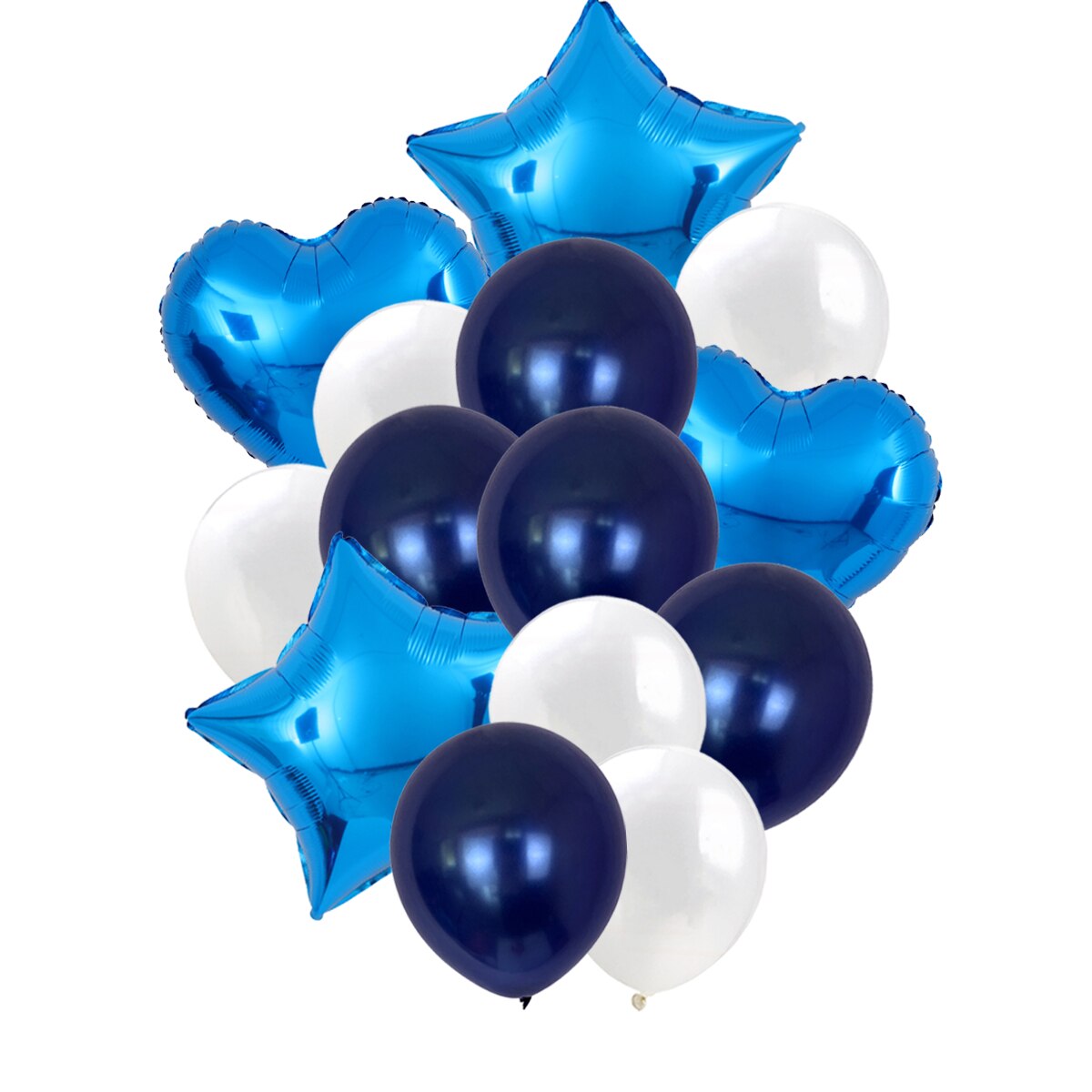 40/14PCS Dark blue Gold Silver Metal Latex Confetti Balloons Birthday Wedding BabyShower Decorations year Globos: Dark Khaki