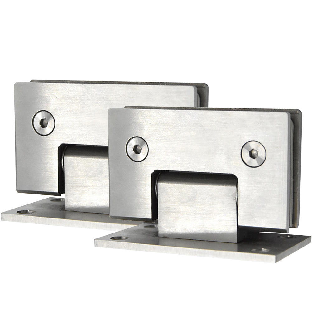 Glass Clip Door Clamp Frameless Durable Shower Door Clamp Door Fittings Glass Bracket 90 Degree Stainless Steel Chrome Clip