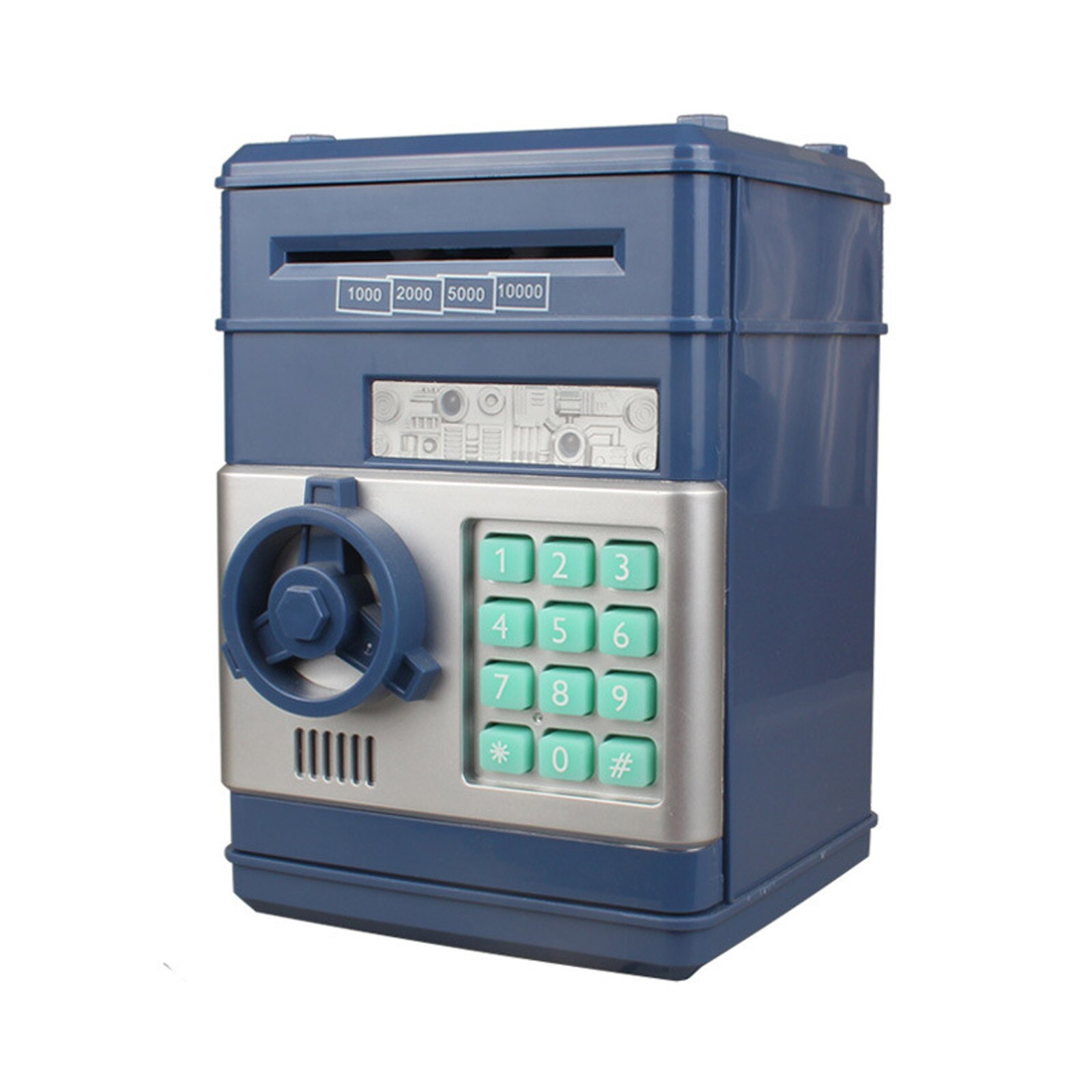 Strongbox Papier Geld Sparen Kasten Gemalte ATM ABS Sichere Automatische Bargeld-rollen Großen Kapazität Multifunktionale Schweinchen Bank: A4