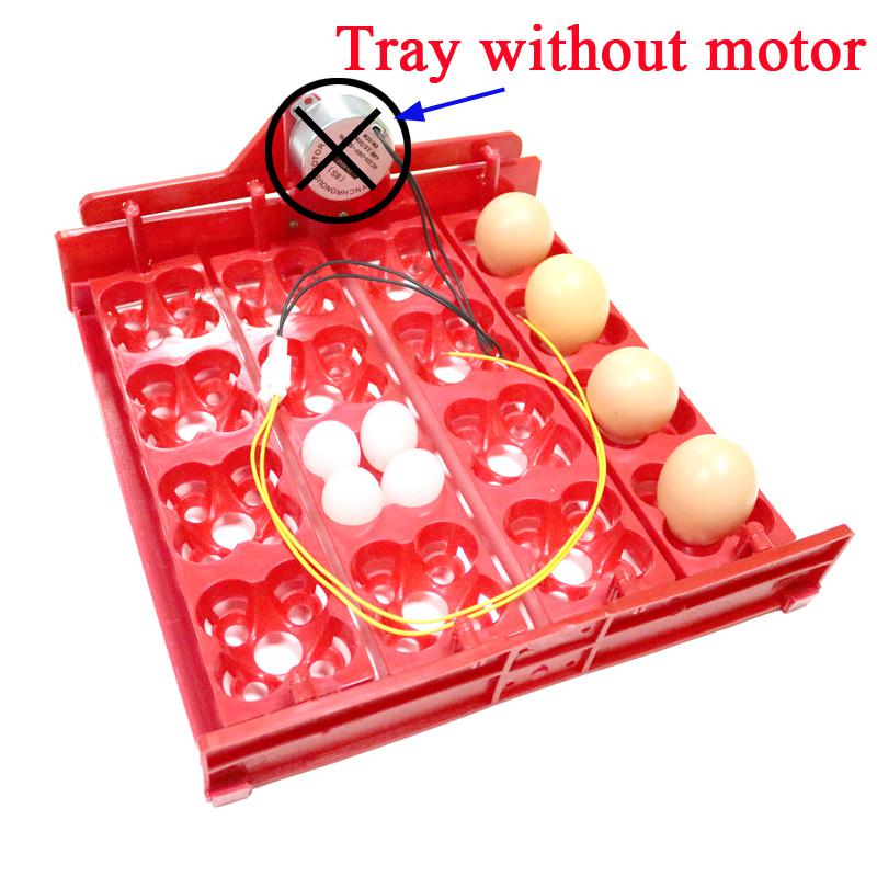 Incubadora automática de huevos de gallina, 16 huevos/64 pájaros, palomas y otras aves, equipo de incubación con Motor: Tray without motor