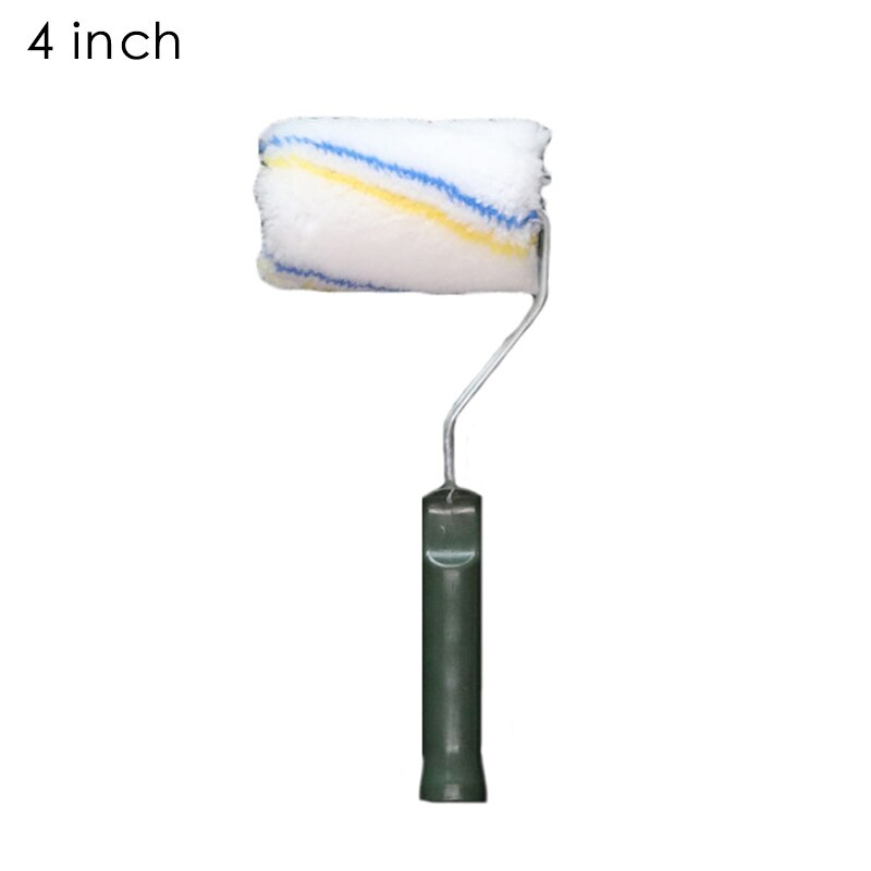 1pc Practical Multifunctional Paint Roller Brush Household Use Wall Brushes Tackle Roll Decorative Painting Brush Tool: 4 inches