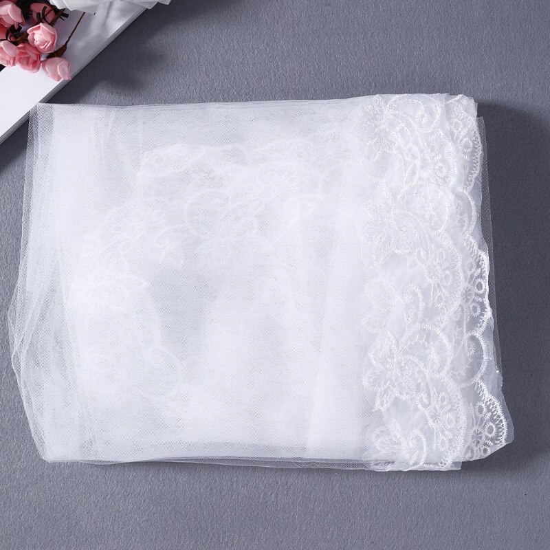 Wedding Bridal 2 Meters 3 Meters Long One Layer Veil Wedding Accessories