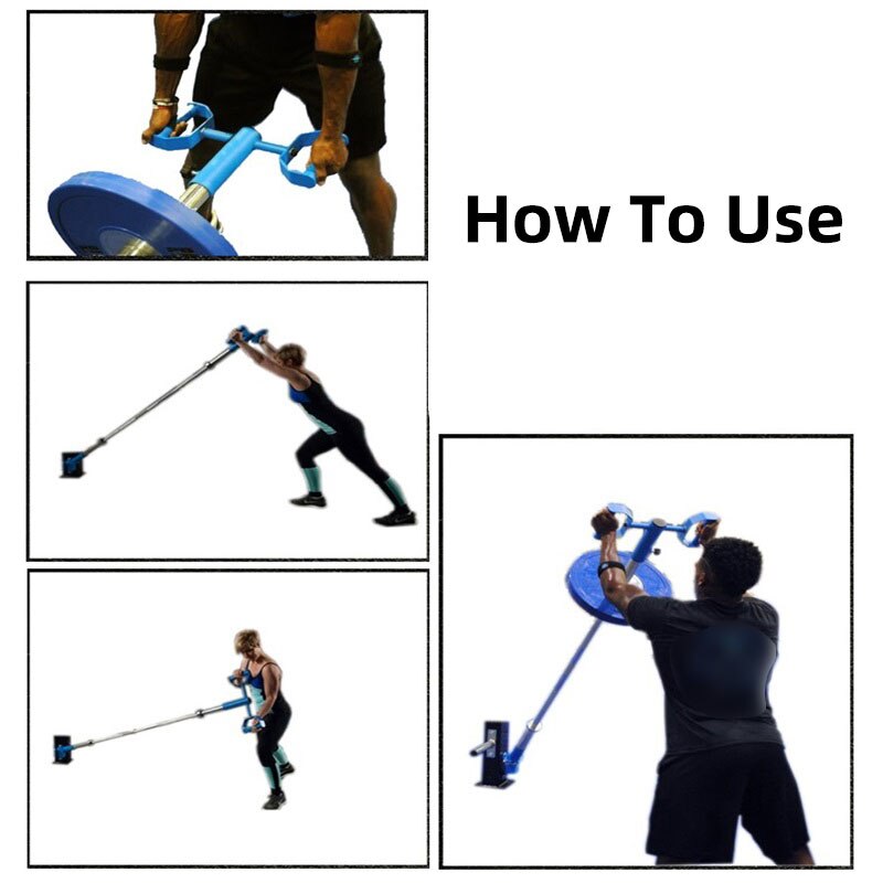 Accesorio de mango de prensa Landmine para Mancuernas de 50mm, versatil, equipo de gimnasio en casa de hierro pesado para entrenamiento de sentadillas Deadlift