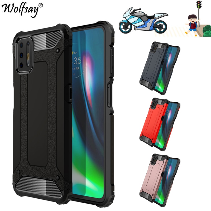 Case For Motorola Moto G9 Plus Case Bumper Anti-knock TPU+PC Hybrid Armor Cover For Motorola G9 Plus Phone Case For Moto G9 Plus