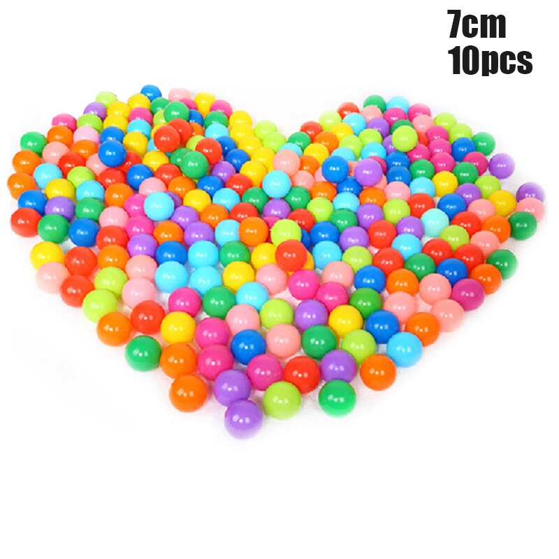 10 Pcs Kleurrijke Play Ballen Speelgoed Educatief Cadeau Voor Kinderen Kids Indoor Kinderbox Party S7JN: 7cm