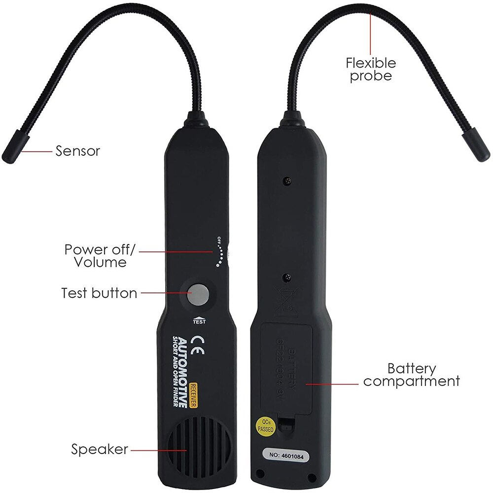6-42V Dc Cable Tracker Korte & Open Circuit Finder Tester Auto Voertuig Reparatie Checker Apparaat
