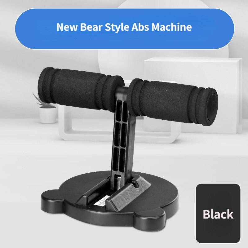 Foldable Gym Equipment Sit-up Aid Ab Roller Home Fitness Sit-Up Assitant Lazy Beautiful Legs Sit Up Bar Self-Suction Abs Machine: Blue