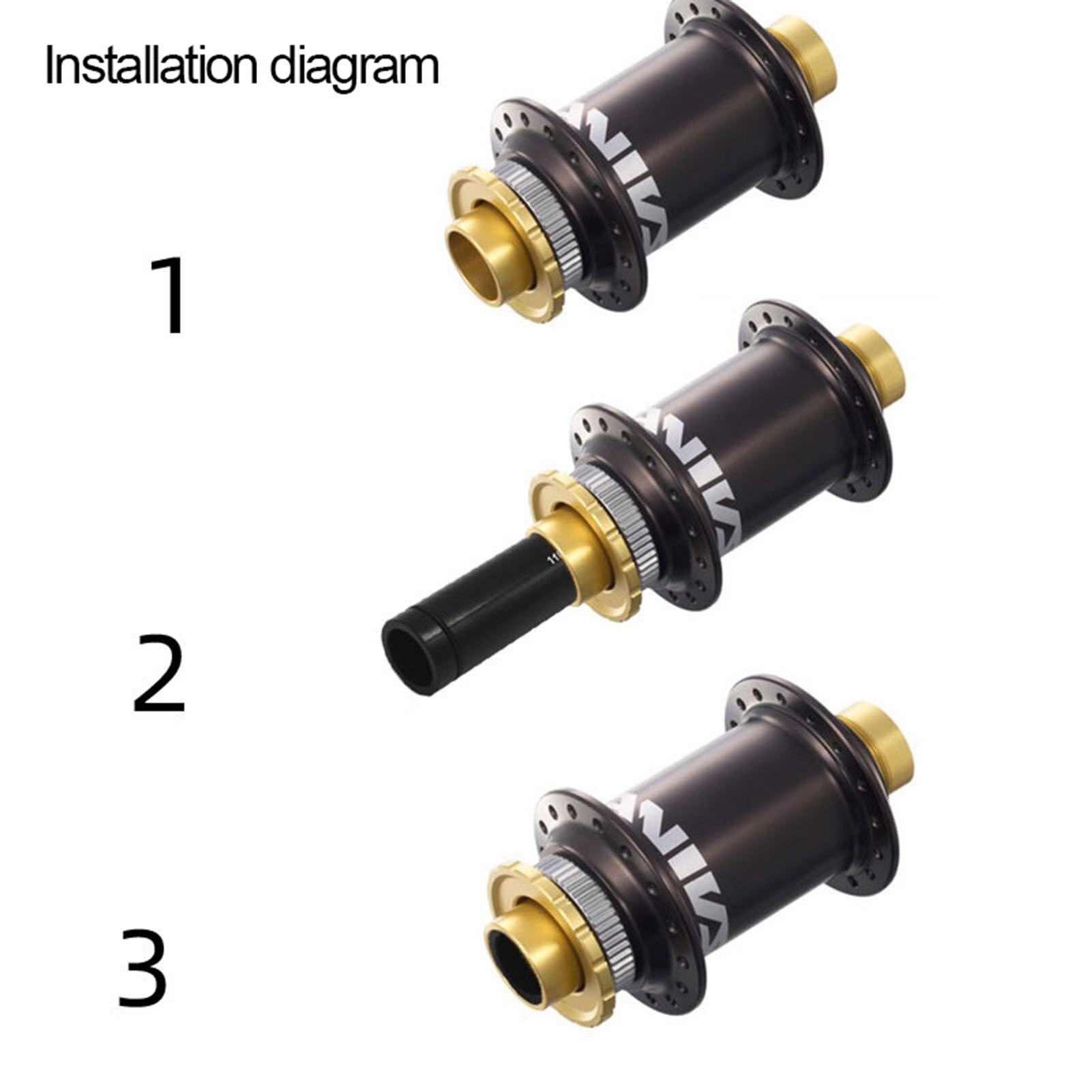 MTB Mountainbike 20mm 15mm Steckachse Adapter für 100mm/110mm Gabel Radfahren Werkzeug