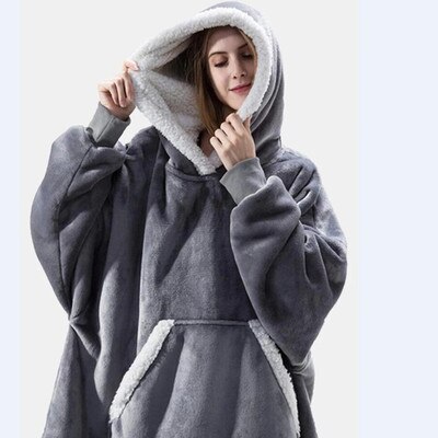 Winter Dicke Comfy Fleece TV Decke Mit Ärmeln Mit Kapuze Gewichteten Erwachsene Fleece Decke Hoodie Tasche Weiche Warme Für Betten Hoodie: 88
