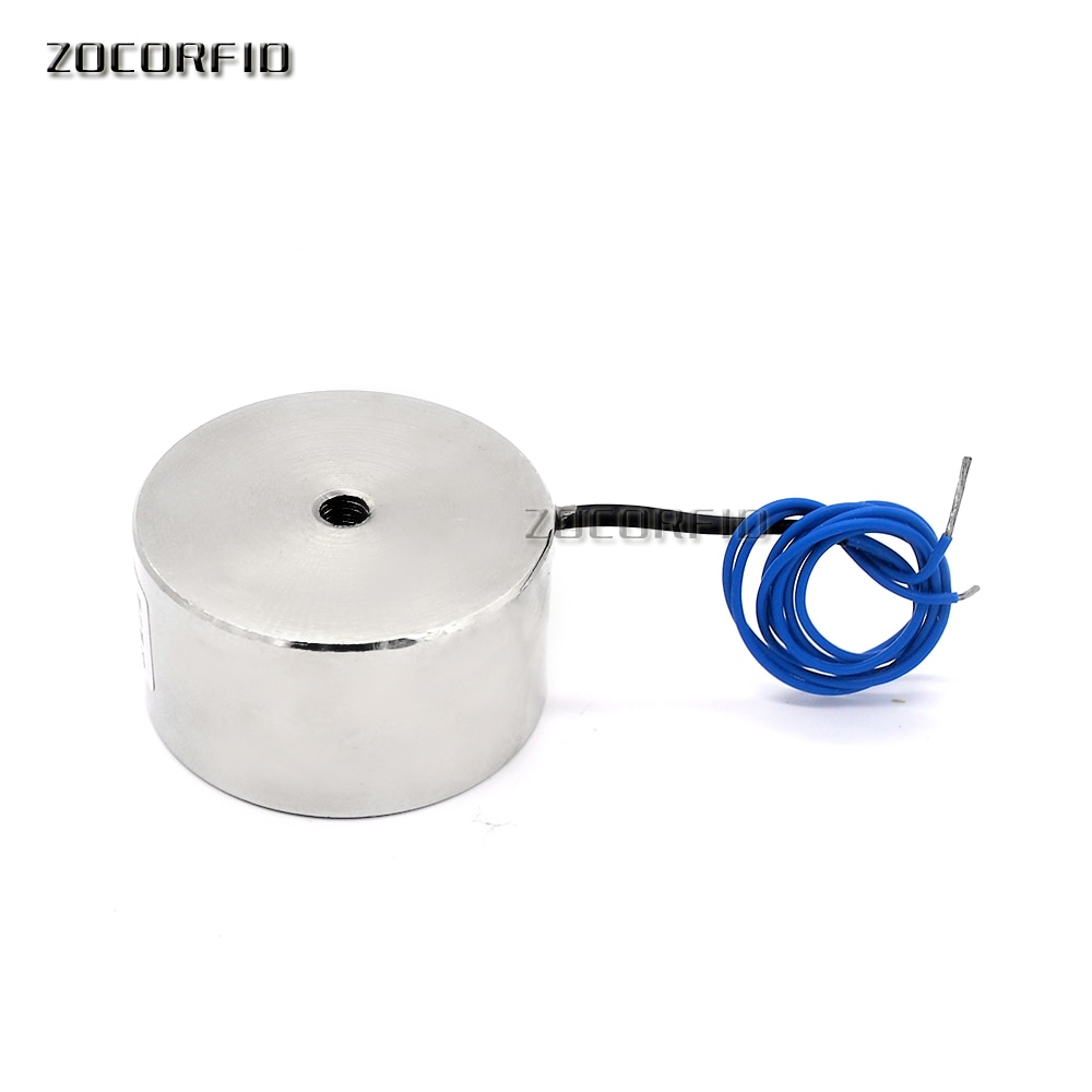 Electroimán Mini P70/9 de 25KG(250N), sujeción de imán eléctrico de CC, electroimán de ventosa de solenoide de elevación