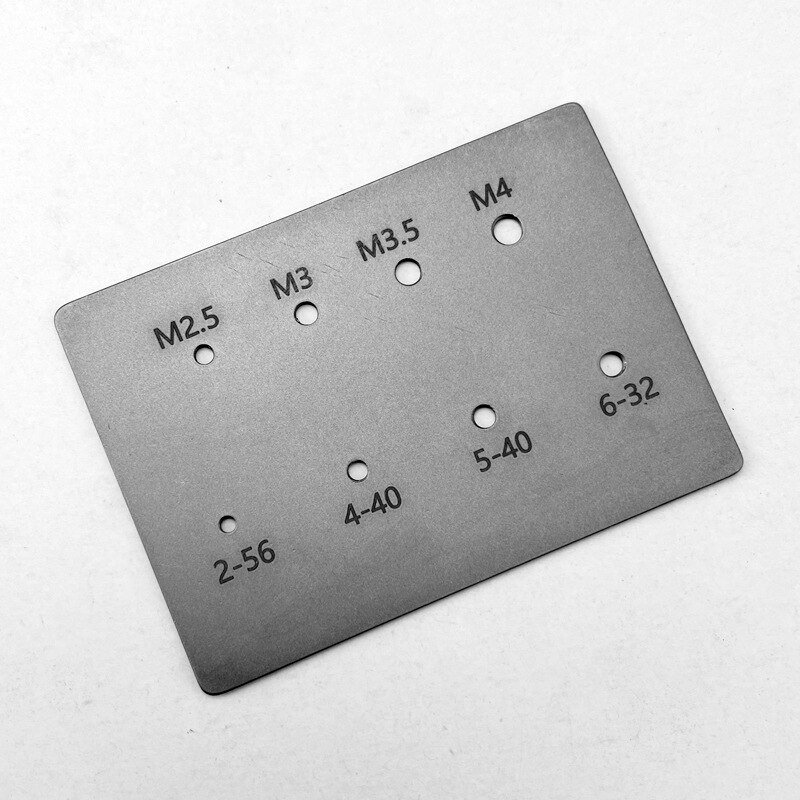 1PC High Precision Alloy Screw Thread Caliper Card Gauge Titanium Alloy DIY Screw Bolt Measuring Tool