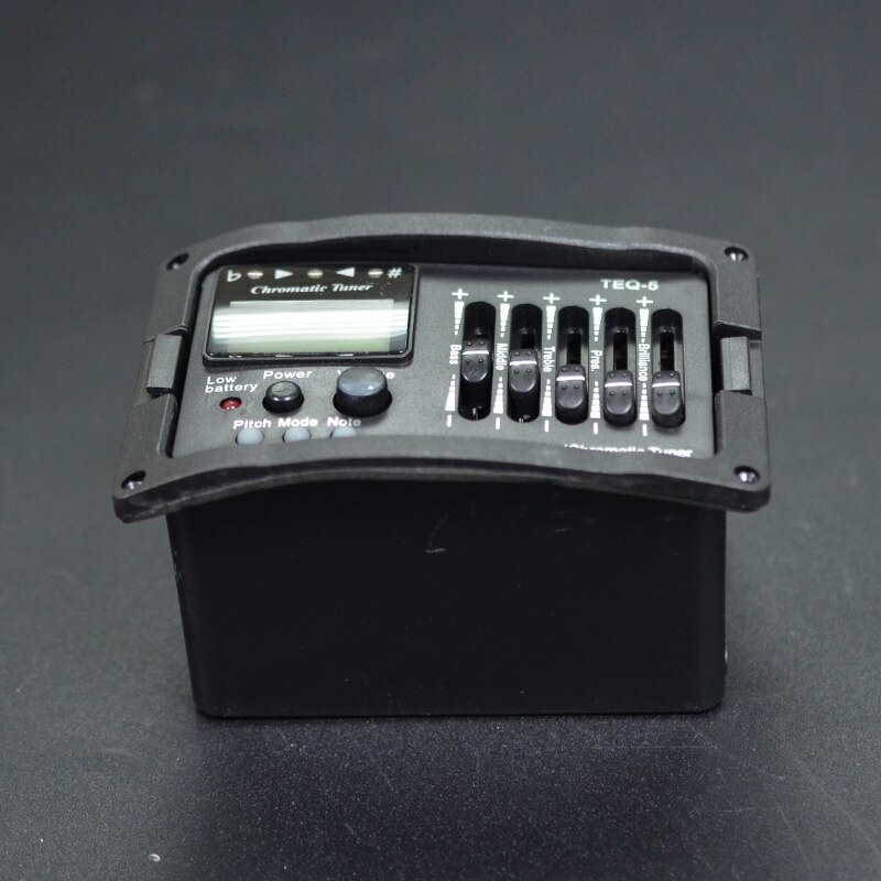 5- bånds akustisk guitar forforstærker eq equalizer klassisk akustisk guitar forstærker digital chromatia blend tuner piezo pickup