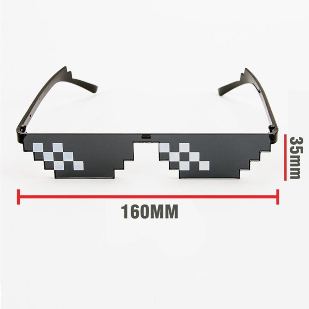 gafas de fantasía photooth Props Unisex gafas de sol hombres gafas de Thug Life con almohadilla de nariz para decoración de , boda