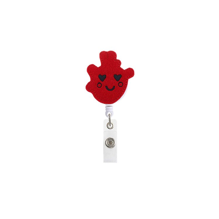 1 sztuk kobiety dziewczyna chowany pielęgniarka odznaka Reel klips do kartek Holder śliczne studenci lekarz etui na dowód osobisty Kawaii: NO.15