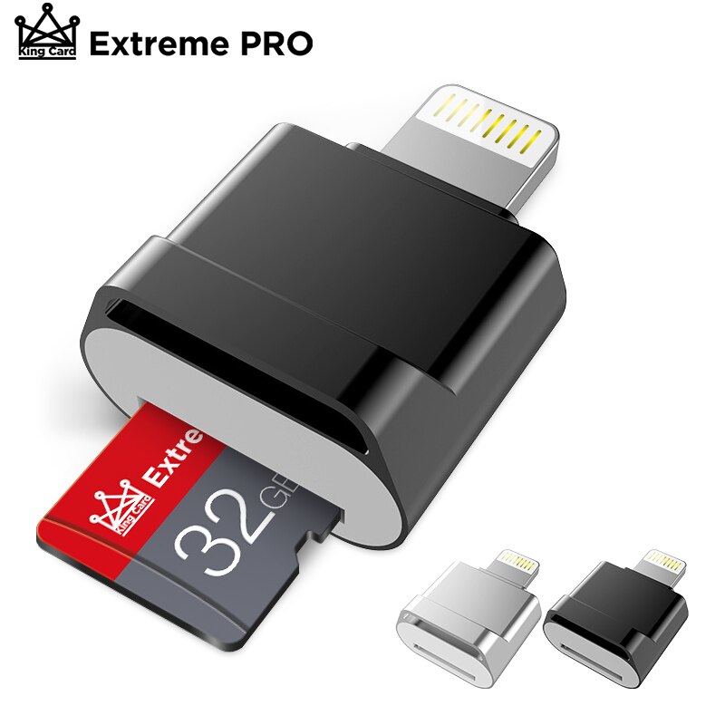 OTG Converter for Lightning to micro SD TF Adapter Plug&Play Adapter Mini Card Reader Smart Memory Card Reader 2 in 1 For iOS